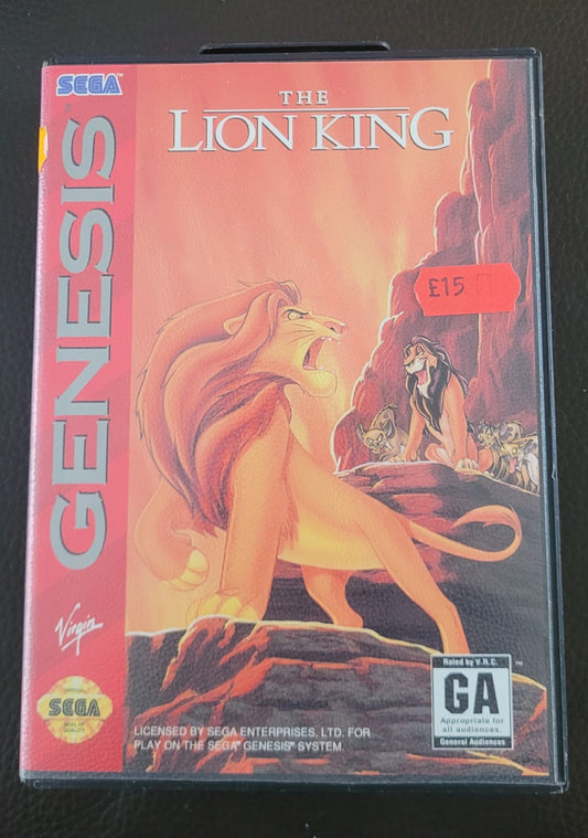Sega Genesis Lion King boxed with manual