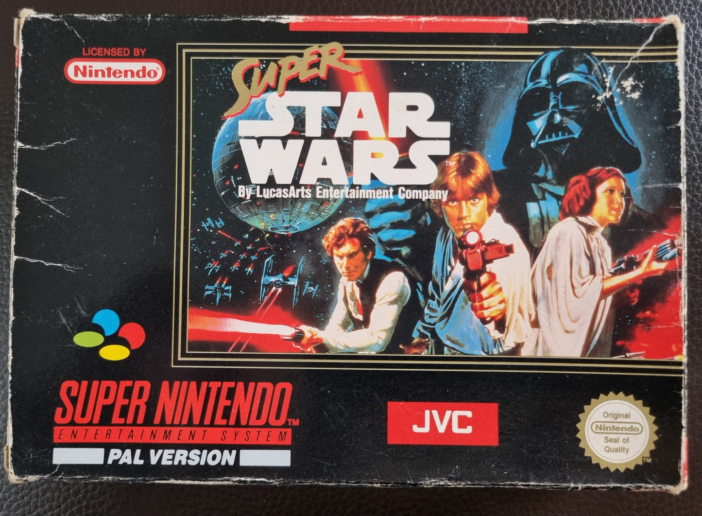 SNES Super Star Wars boxed with manual - PAL