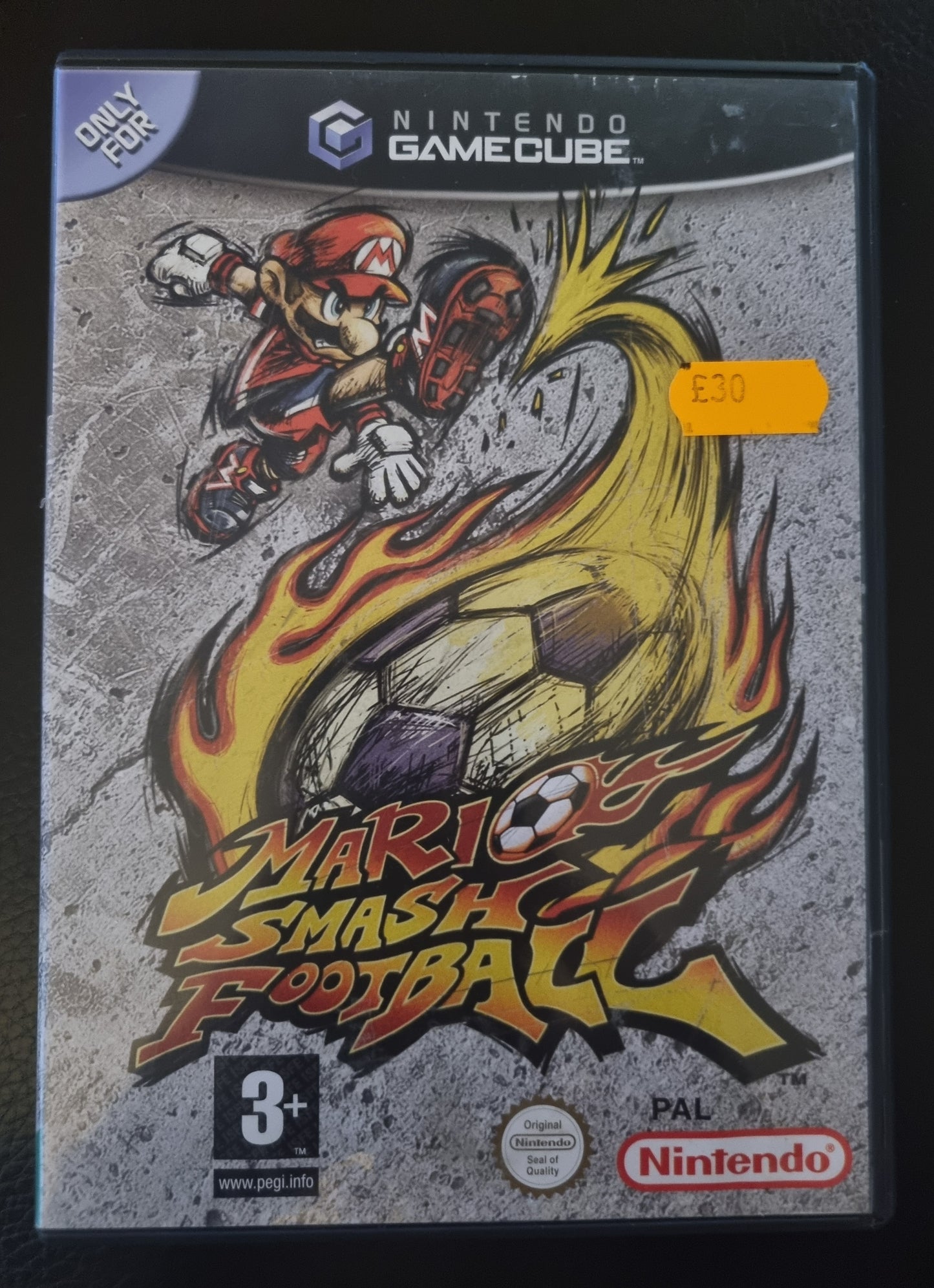 Nintendo Gamecube Mario Smash Football boxed with manual