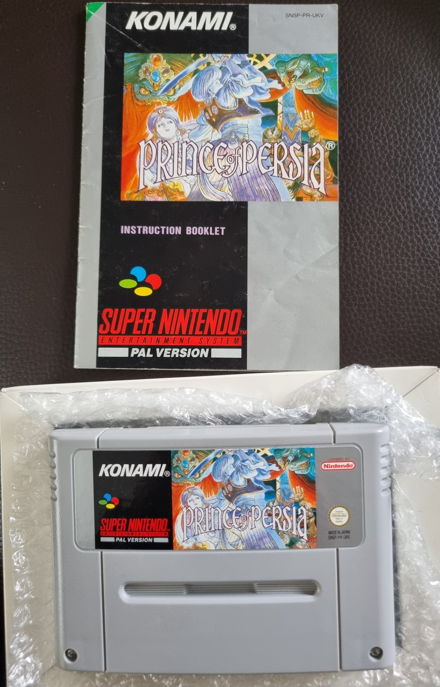SNES Prince of Persia boxed with manual
