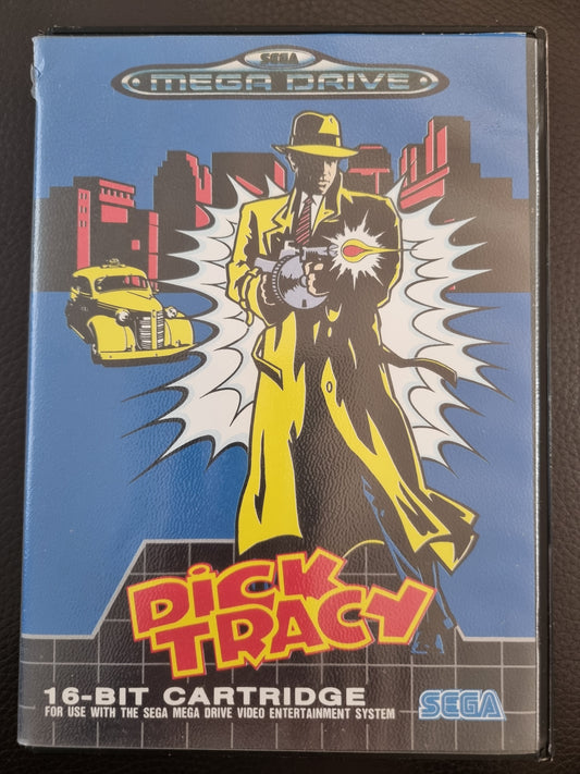 Sega Mega Drive Dick Tracy boxed with manual