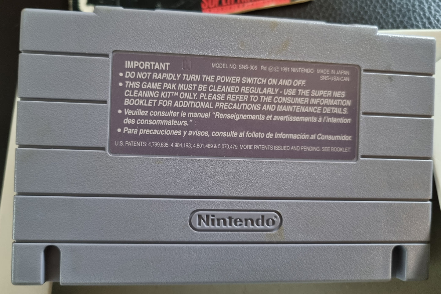 SNES Road Runner's Death Valley Rally boxed with manual NTSC