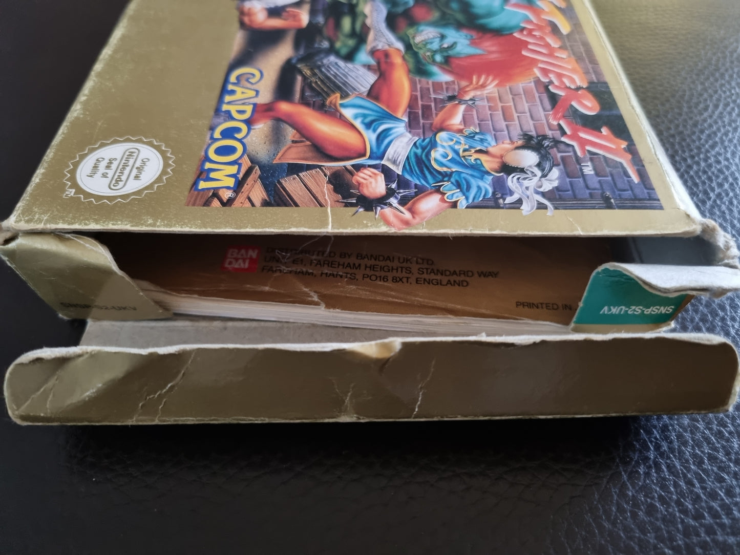 SNES Street Fighter II boxed with manual PAL/NTSC