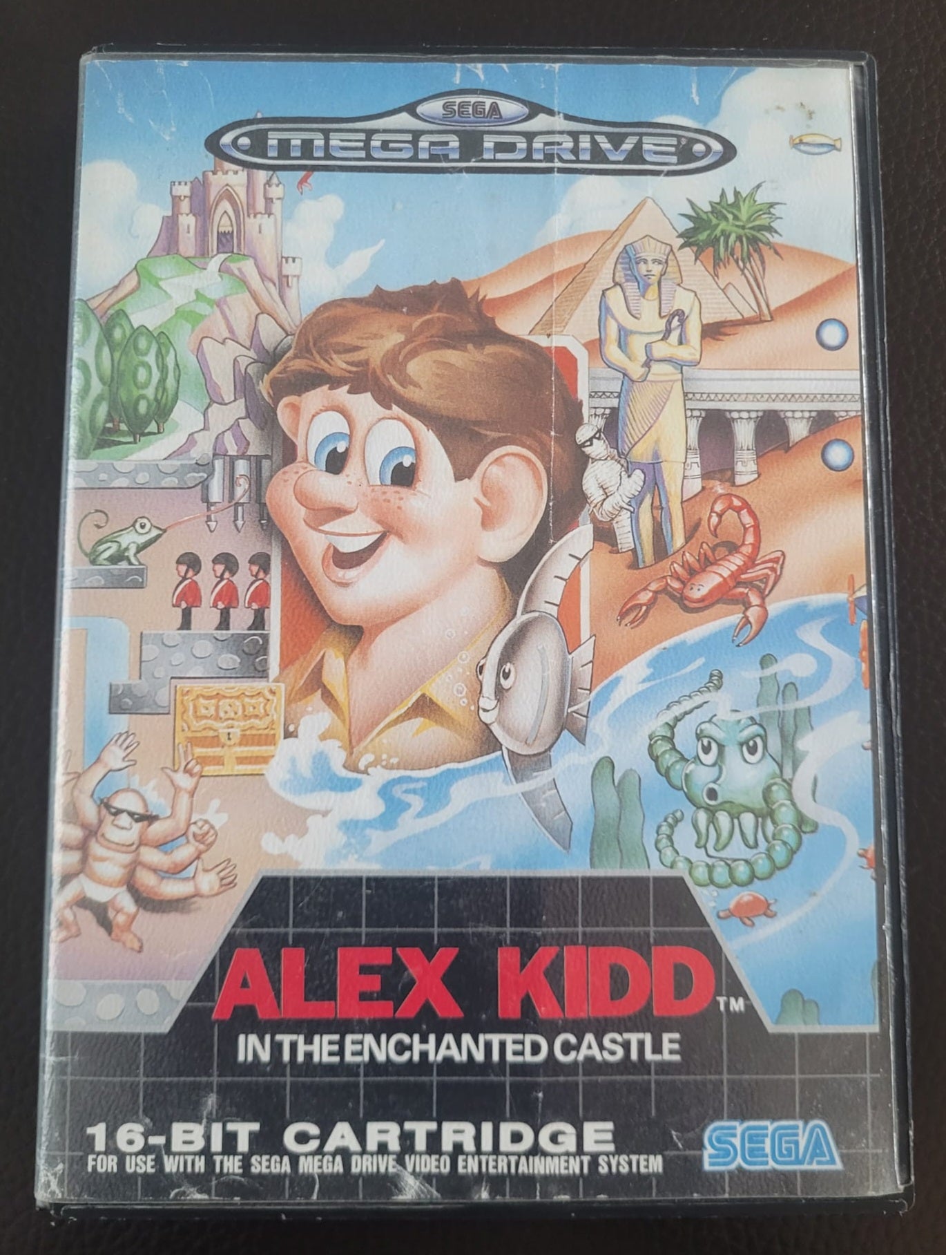 Sega Mega Drive Alex Kidd boxed with manual