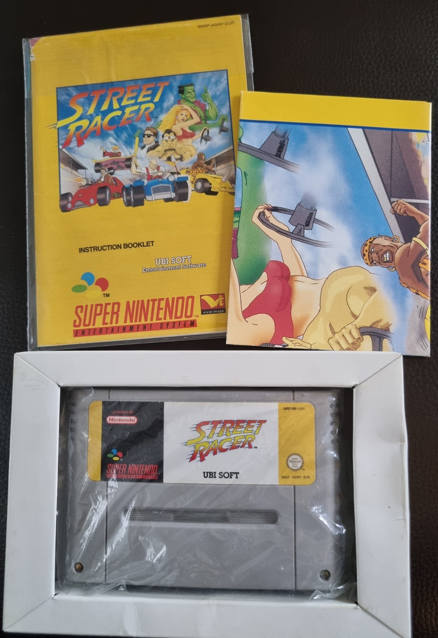 SNES Street Racer boxed with manual