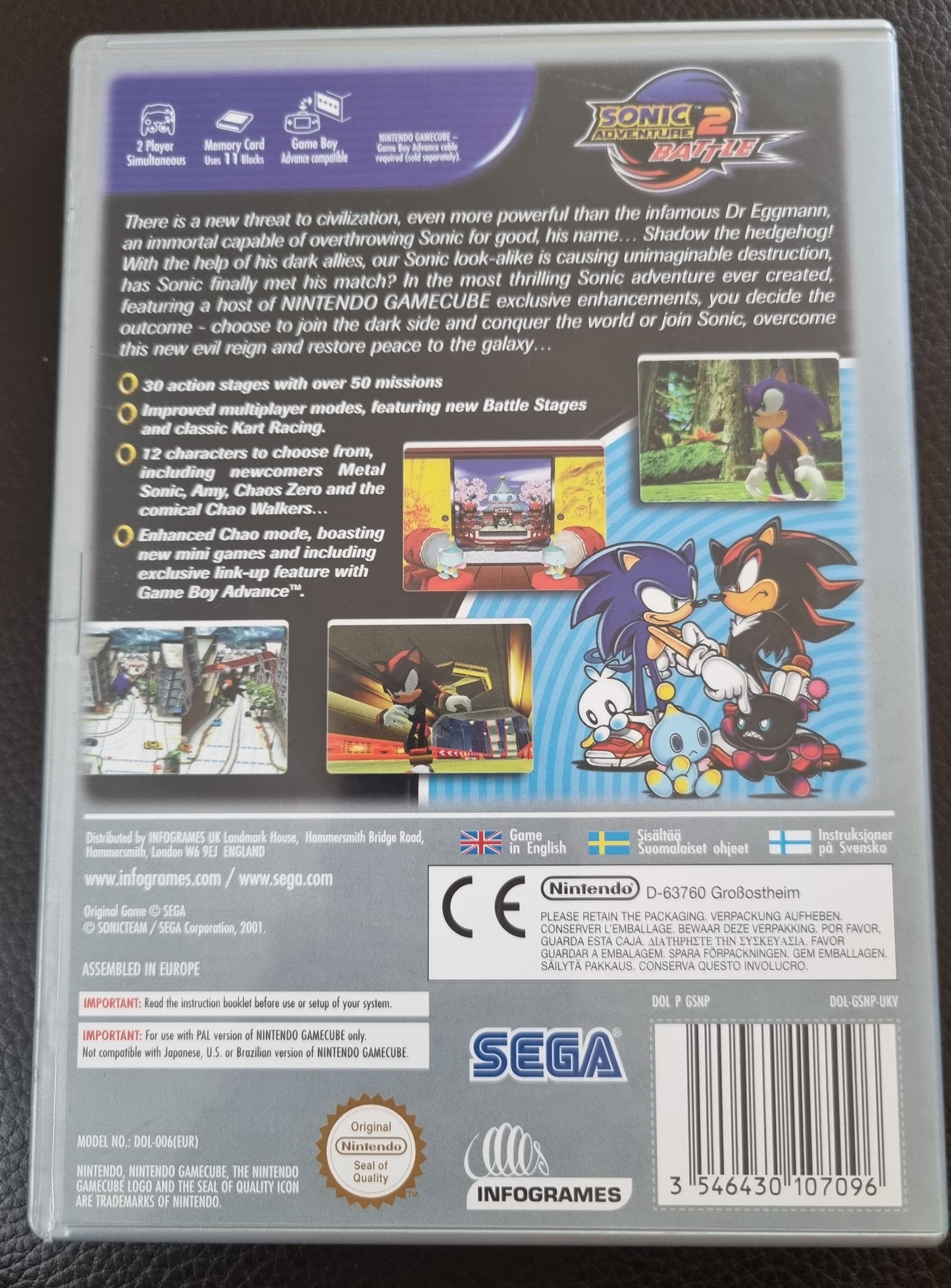 Nintendo GameCube Sonic Adventure 2 Battle