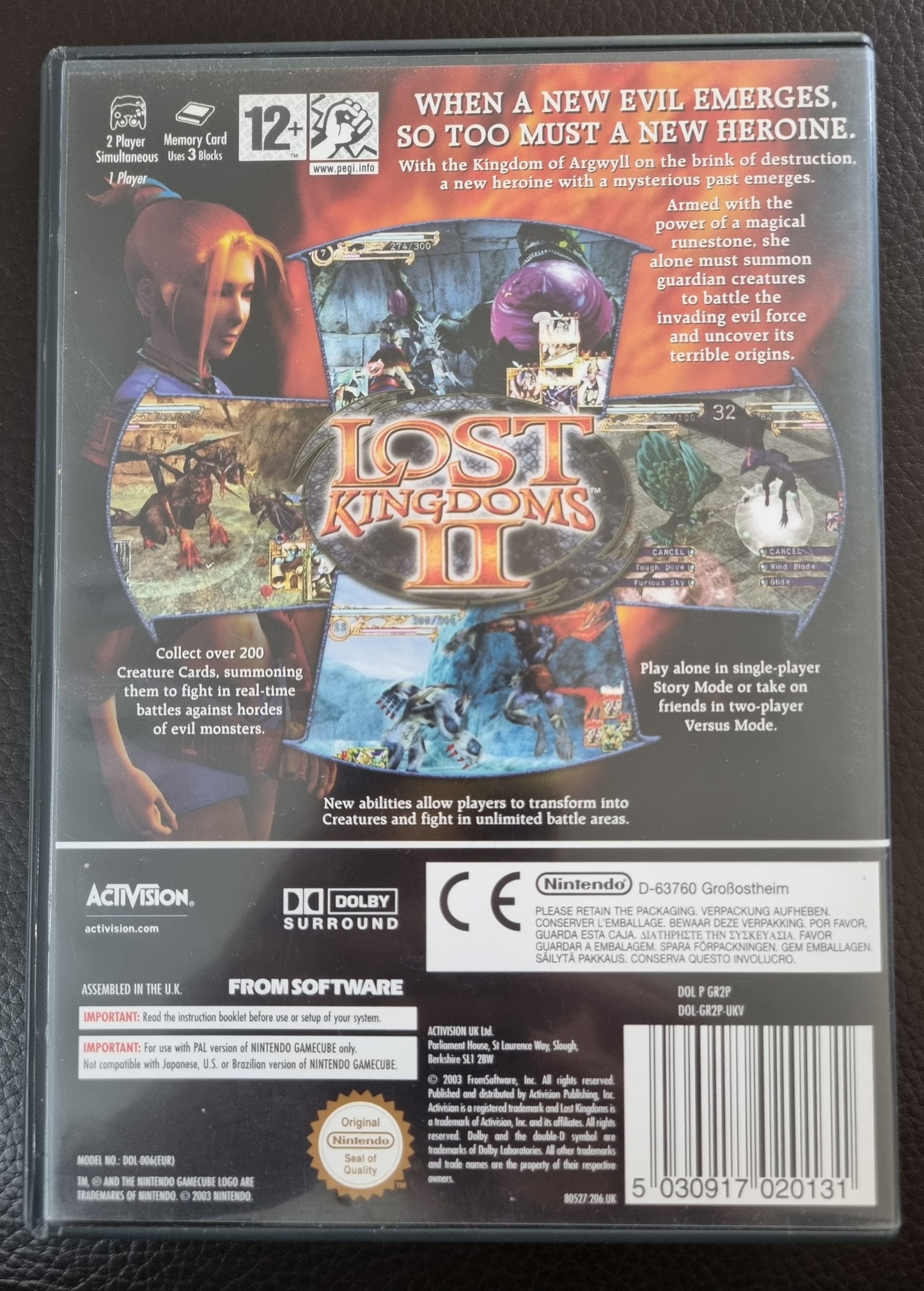 Nintendo GameCube Lost Kingdoms II - with manual