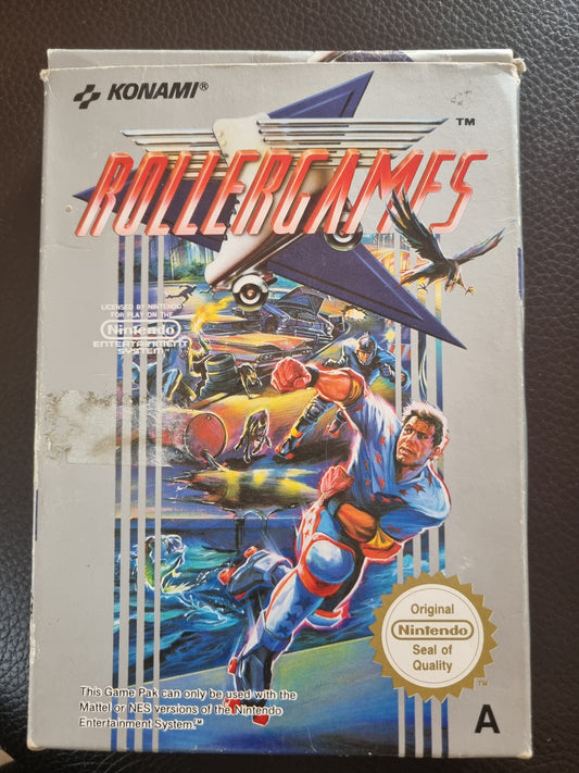 NES Rollergames boxed with manual