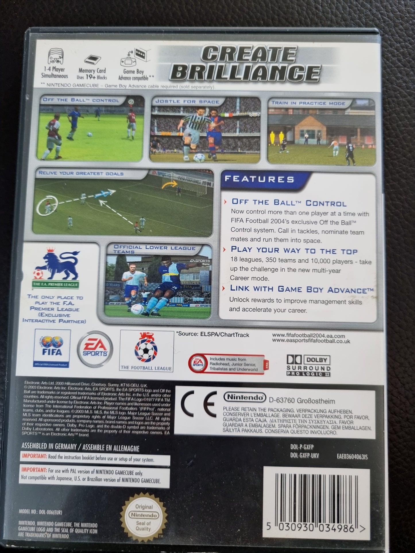 Nintendo GameCube Fifa Football 2004