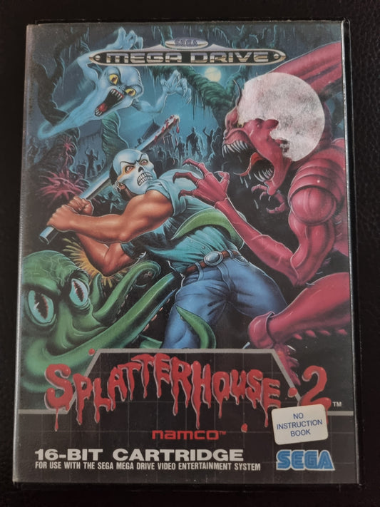 Sega Genesis Splatterhouse 2 boxed without manual