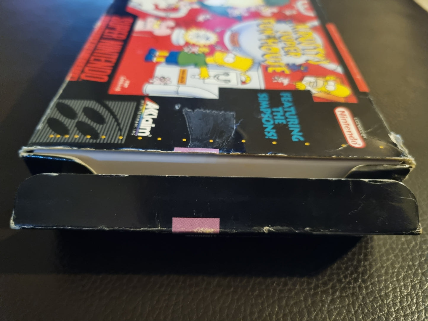 SNES Krusty's Super Fun House boxed with manual - NTSC