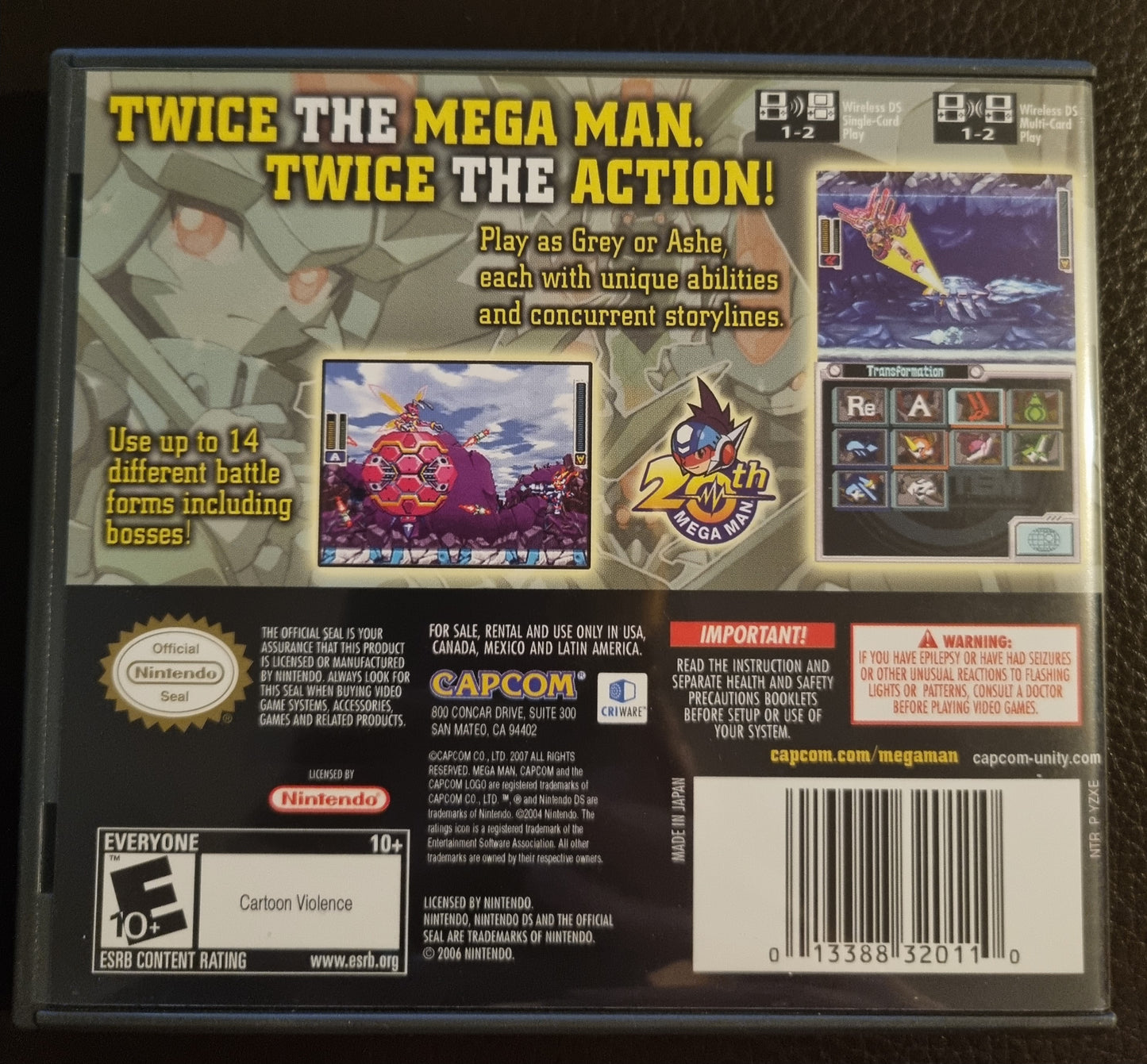 Nintendo DS Megaman ZX Advent boxed with manual - NTSC