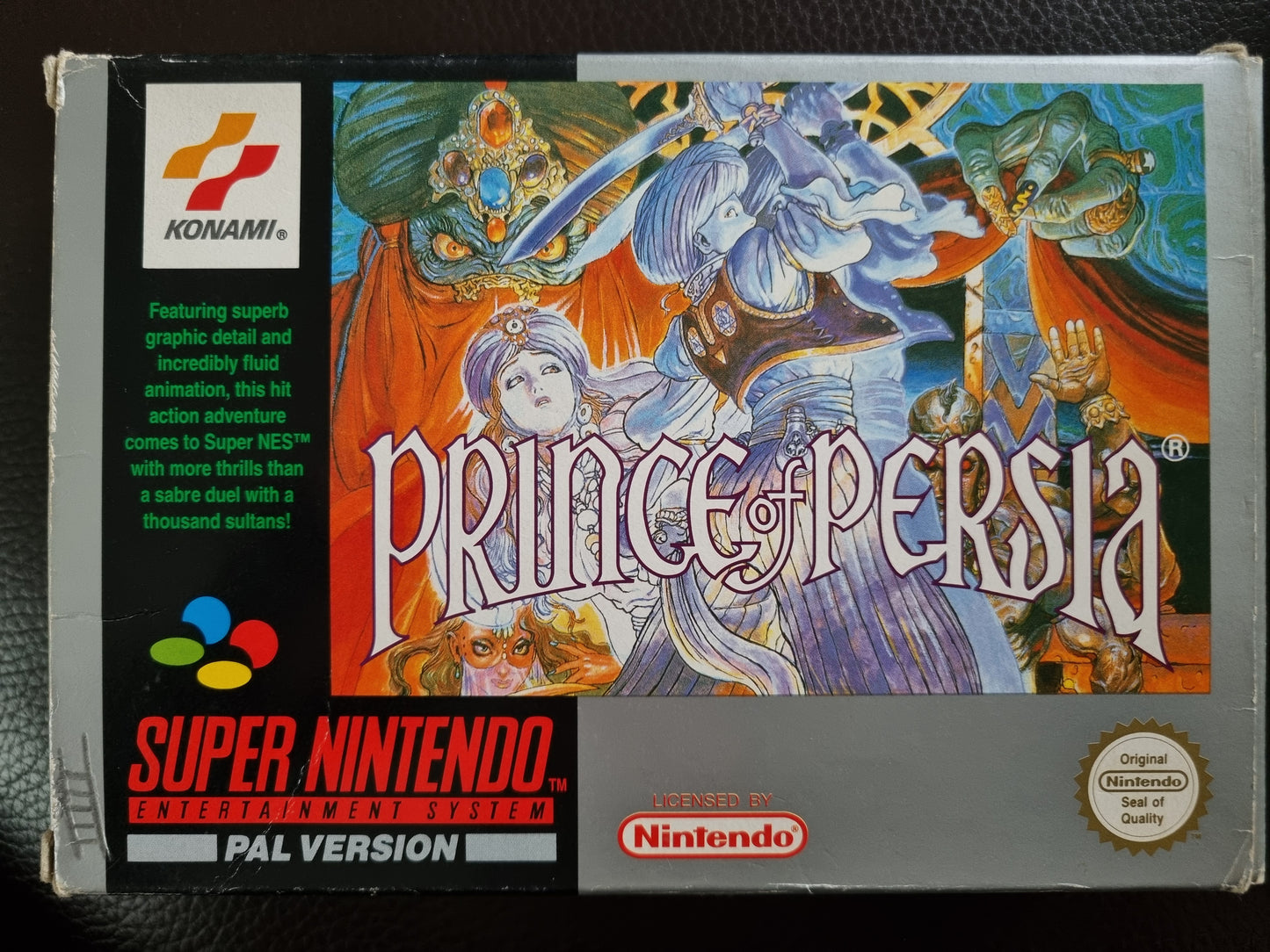 SNES Prince of Persia boxed with manual