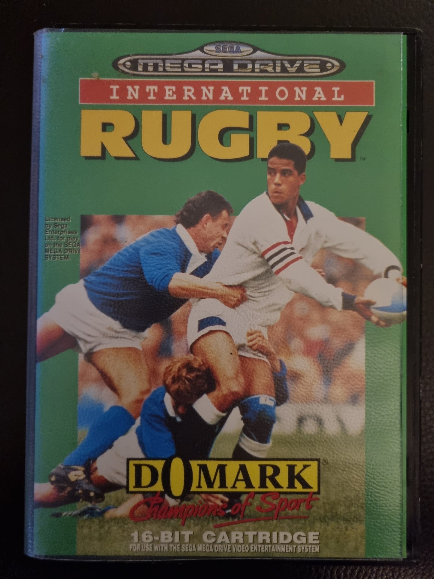 Sega Mega Drive International Rugby boxed with manual