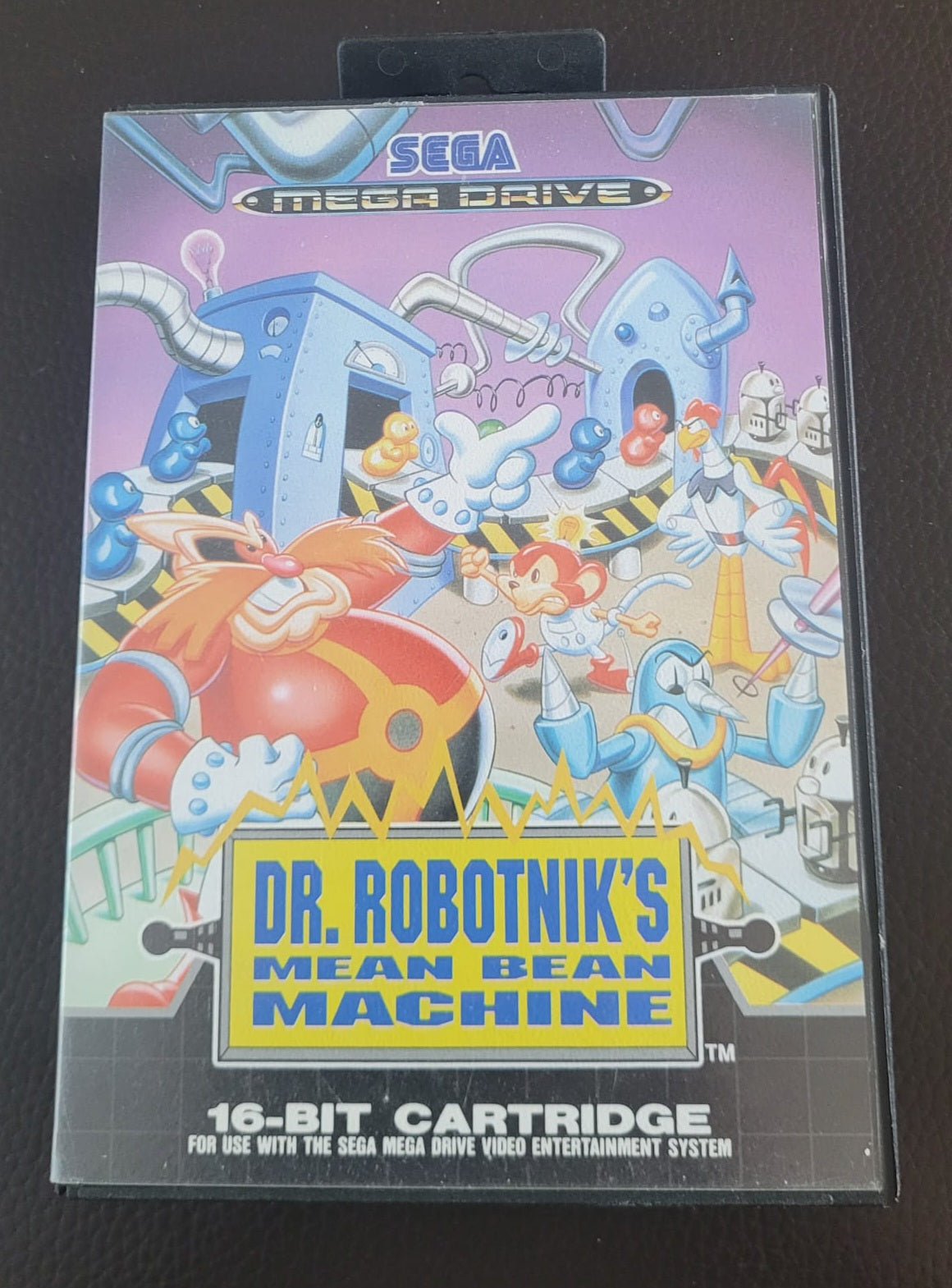 Sega Mega Drive Dr Robotnik's Mean Bean Machine boxed with manual