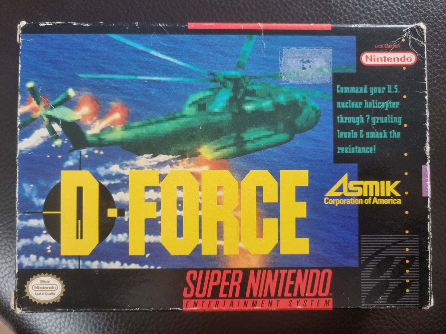 SNES D-Force boxed with manual NTSC
