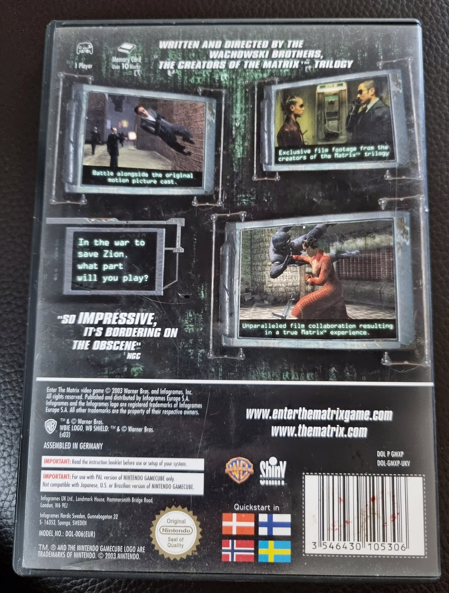 Nintendo GameCube Enter the Matrix