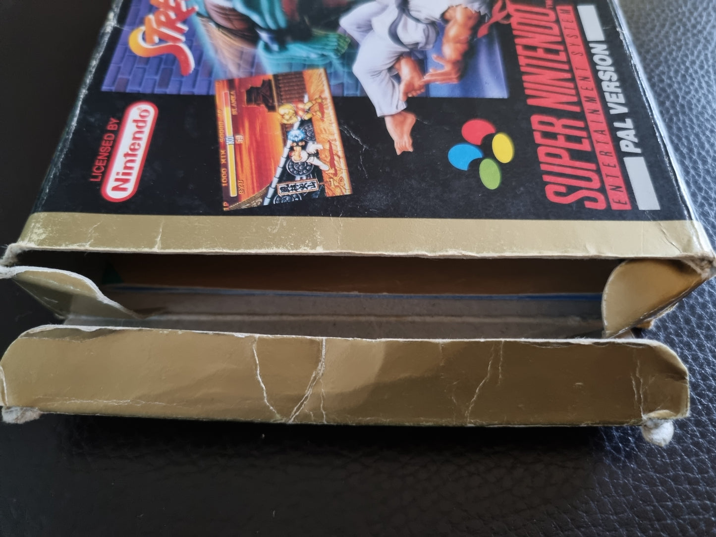 SNES Street Fighter II boxed with manual PAL/NTSC