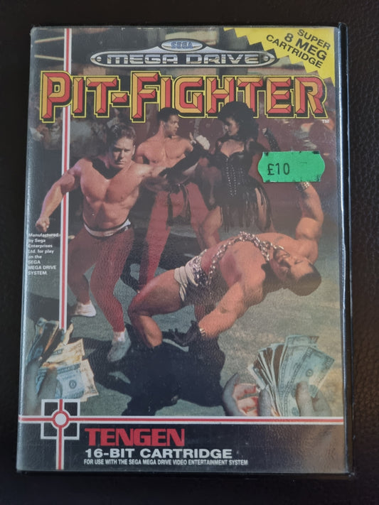 Sega Mega Drive Pit Fighter boxed with manual
