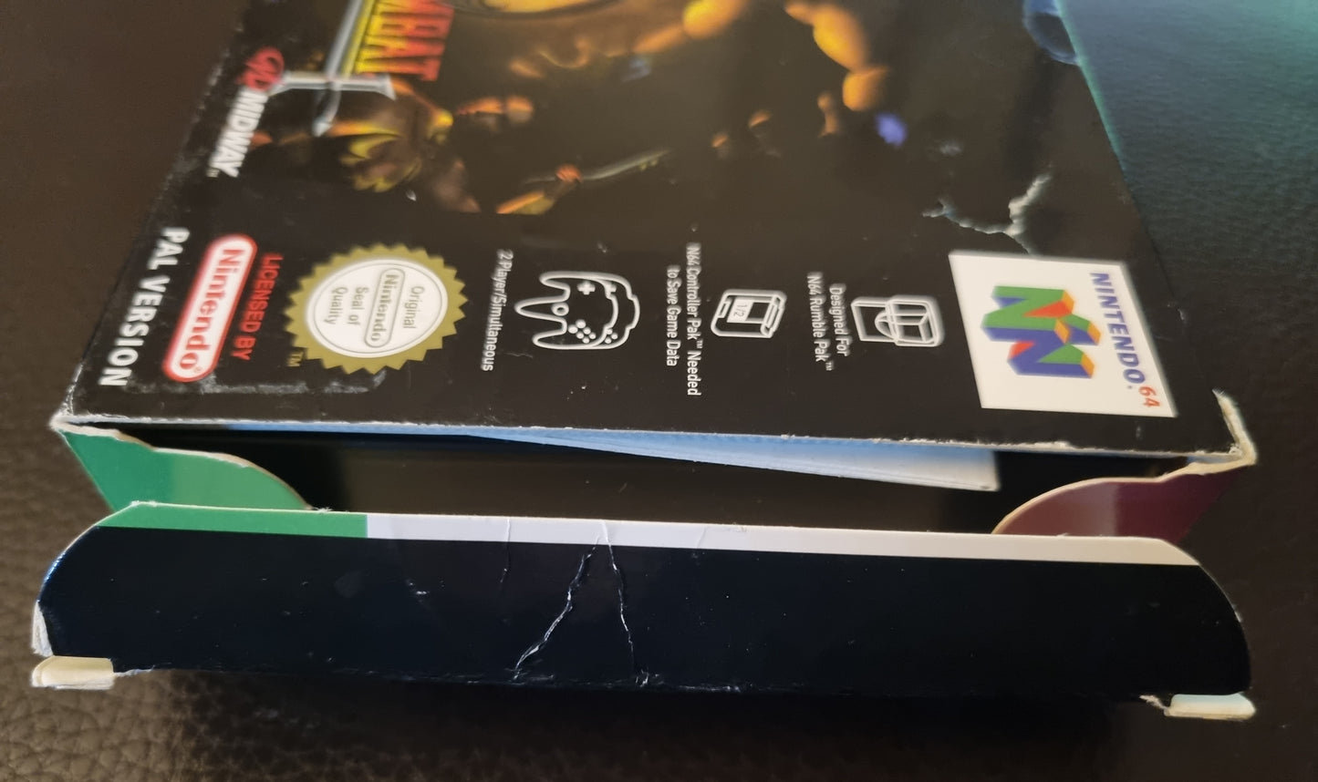 N64 Mortal Kombat 4 boxed with manual