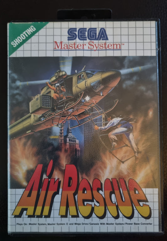 Sega Master System Air Rescue boxed with manual