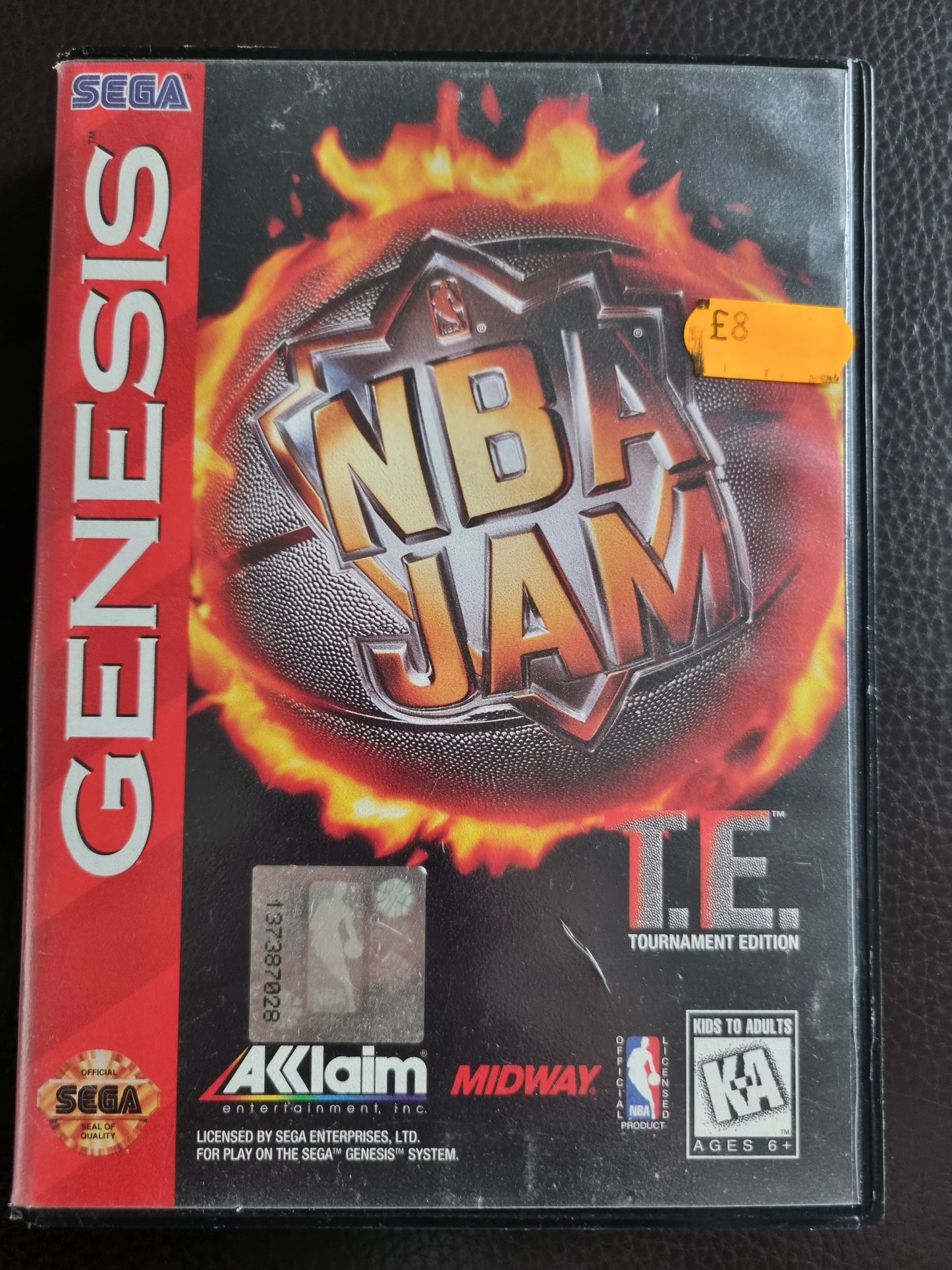 Sega Genesis NBA Jam boxed without manual