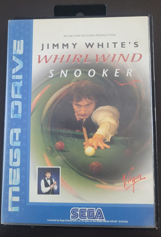Sega Mega Drive Jimmy White's Whirlwind Snooker boxed with manual