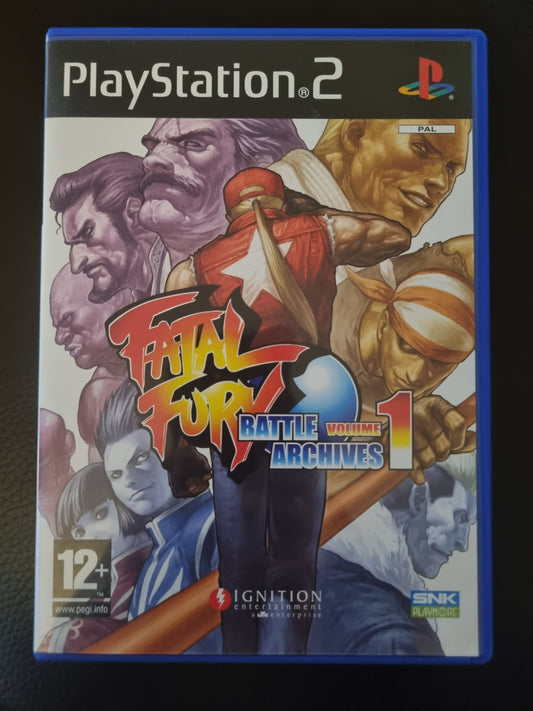 PS2 Fatal Fury Battle Archives Volume 1 boxed with manual