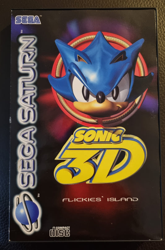 Sega Saturn Sonic 3D boxed with manual