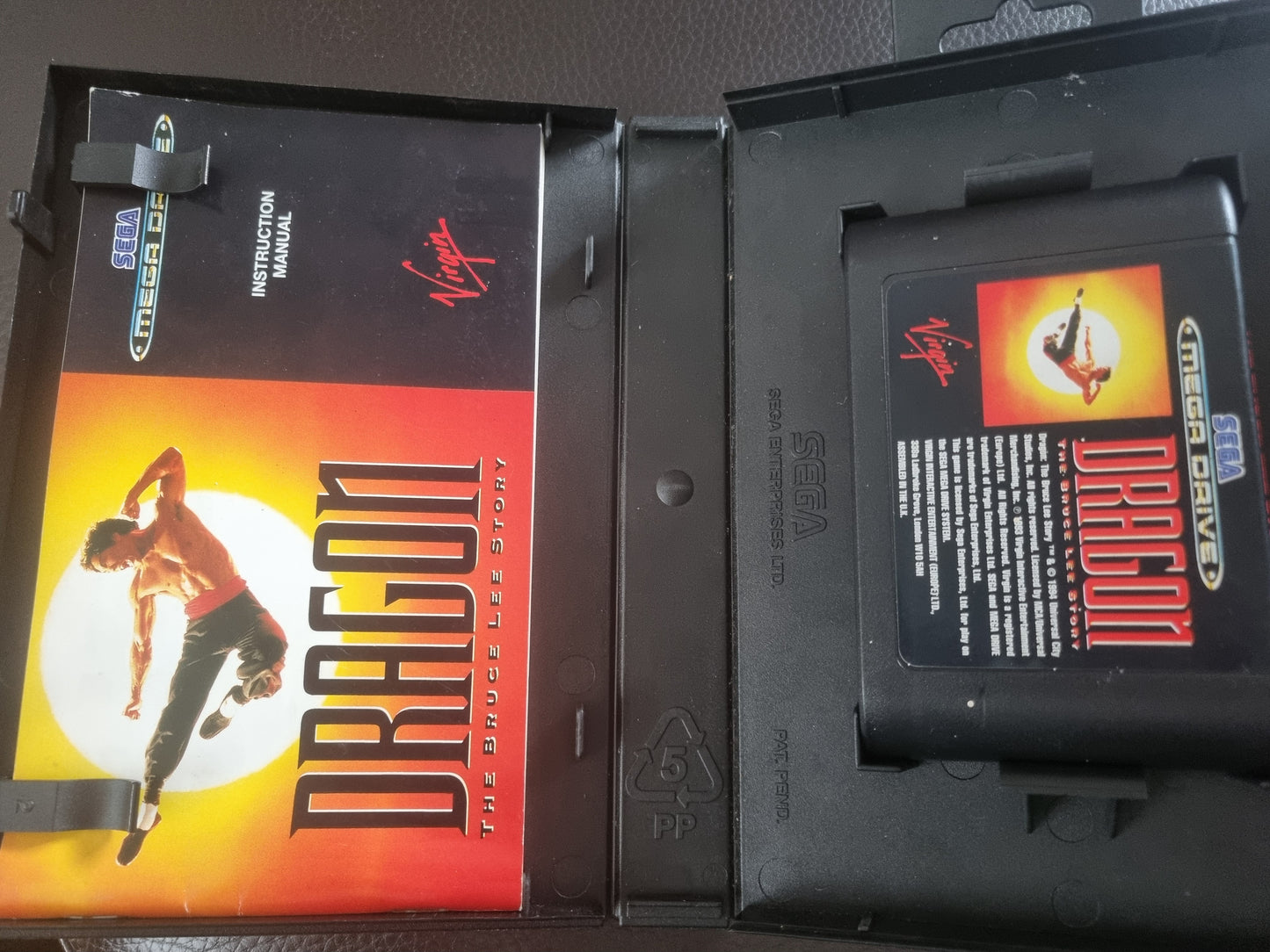 Sega Mega Drive Dragon The Bruce Lee Story boxed with manual