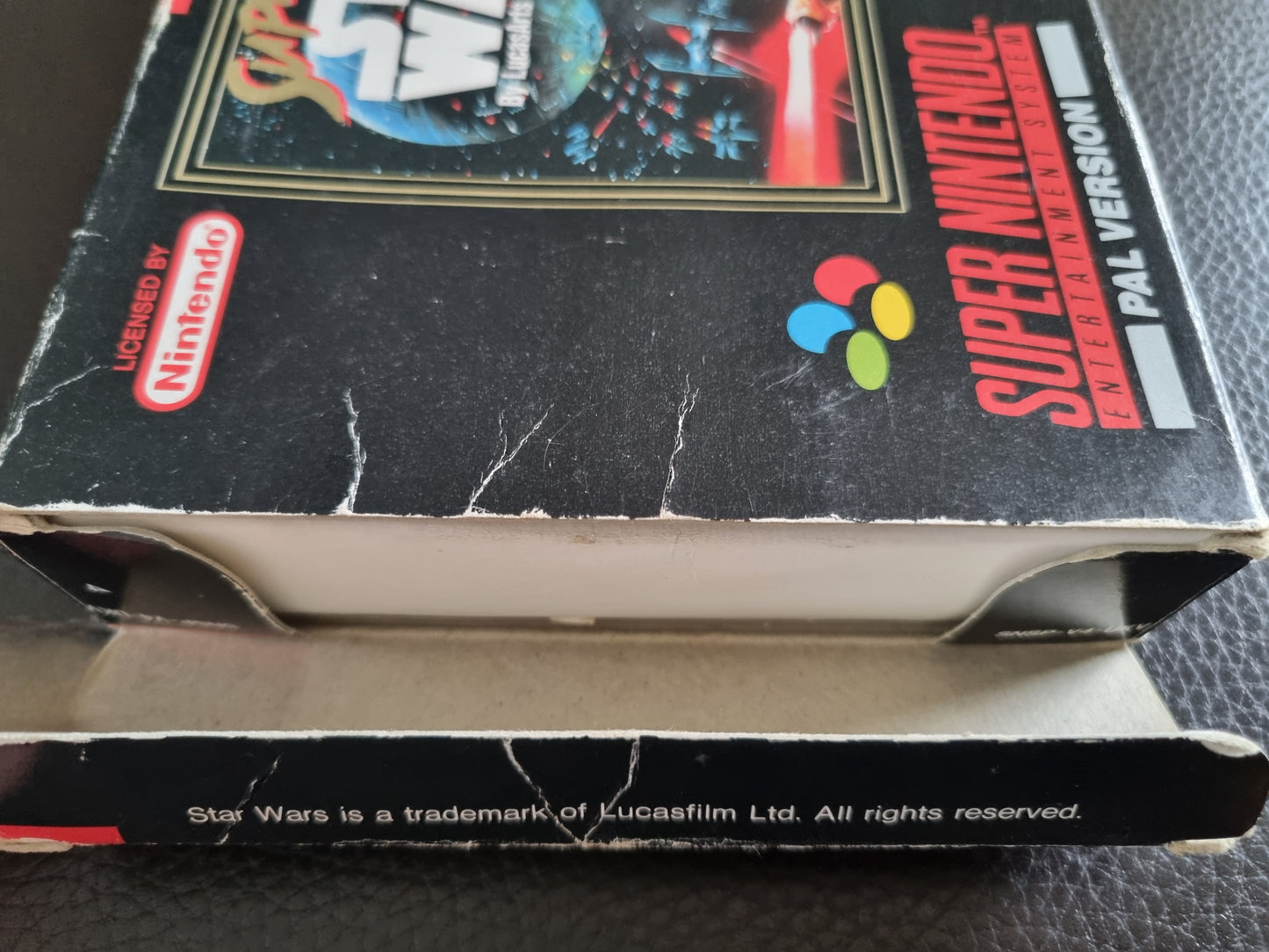 SNES Super Star Wars boxed with manual - PAL