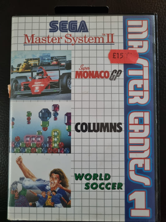 Sega Master System Master Games 1 boxed without manual
