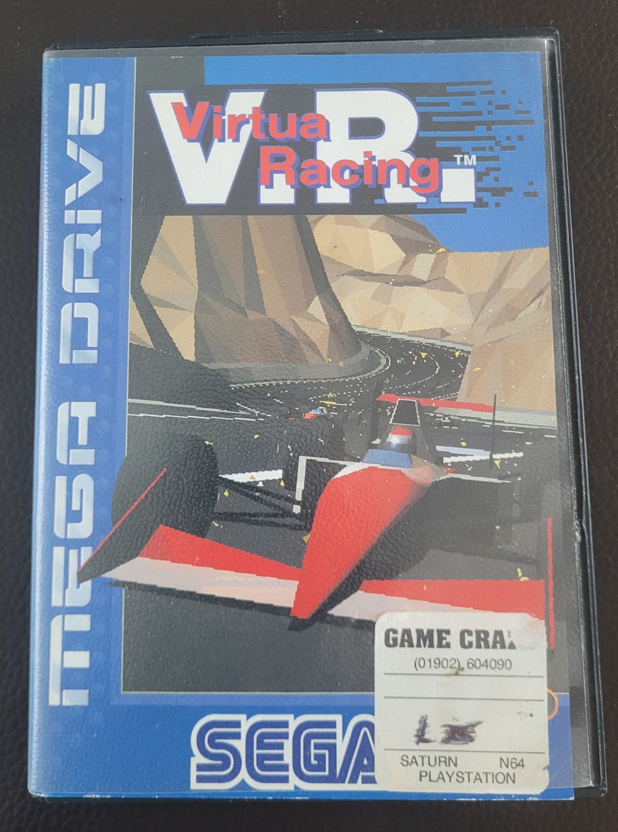 Sega Mega Drive Virtua Racing boxed with manual
