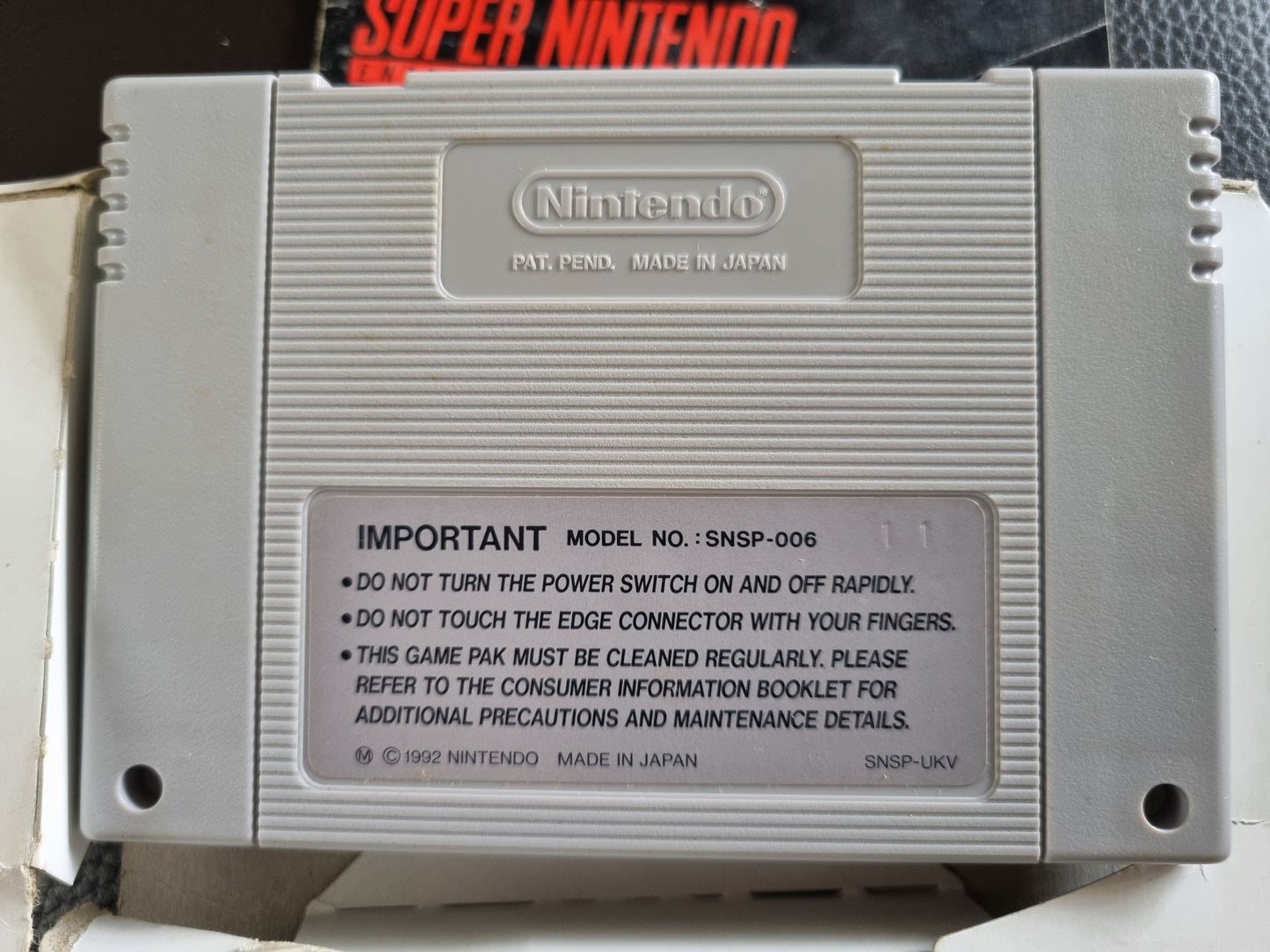 SNES The Simpsons Bart's Nightmare boxed with manual