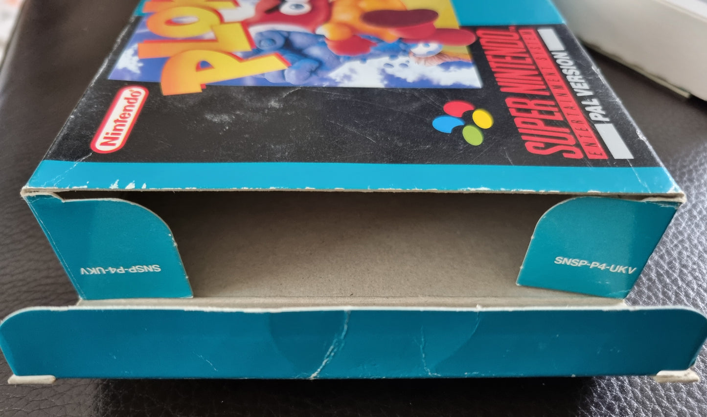 SNES Plok boxed with manual