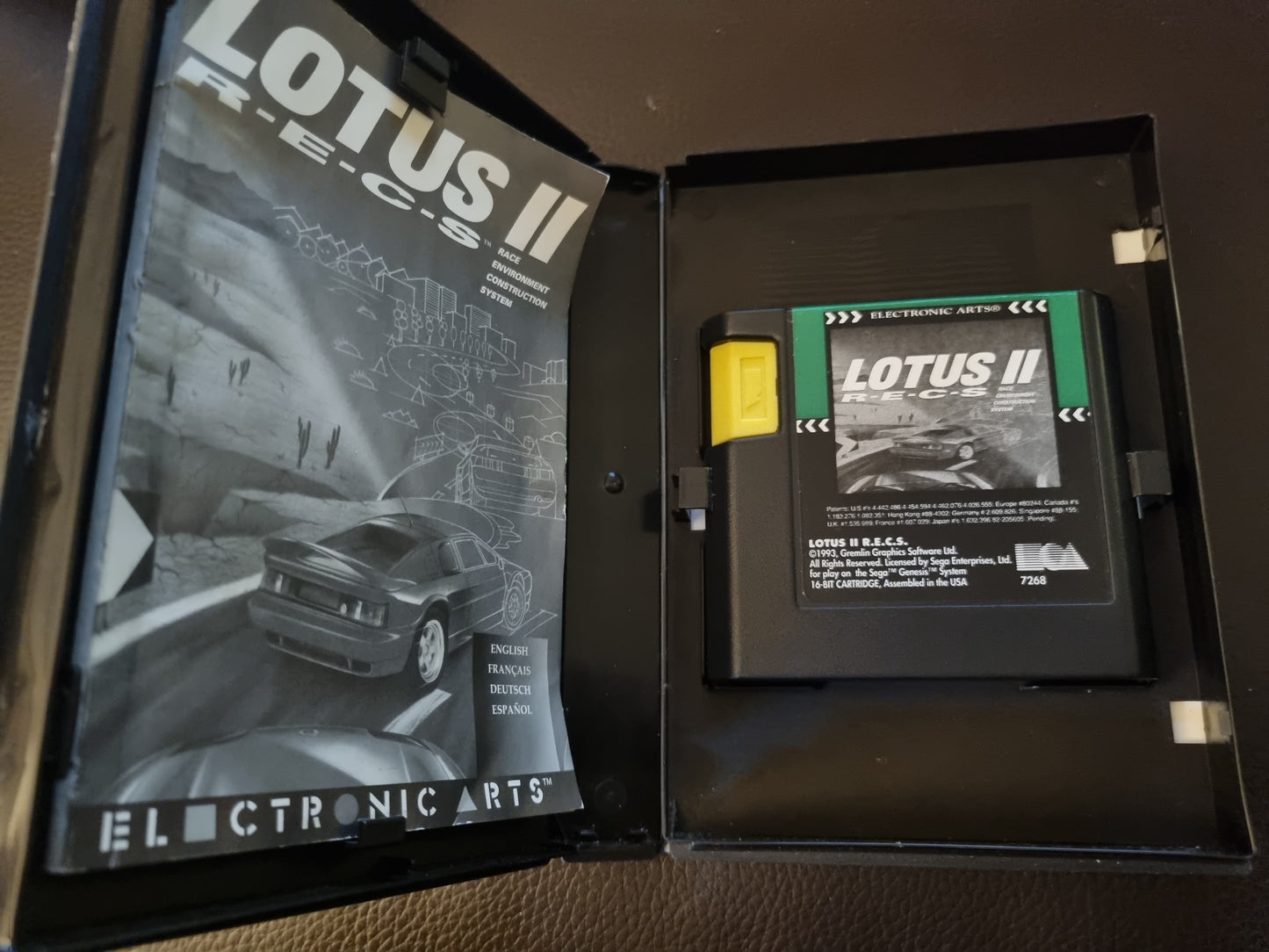 Sega Mega Drive Lotus II boxed with manual
