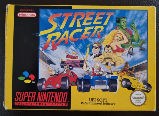 SNES Street Racer boxed with manual