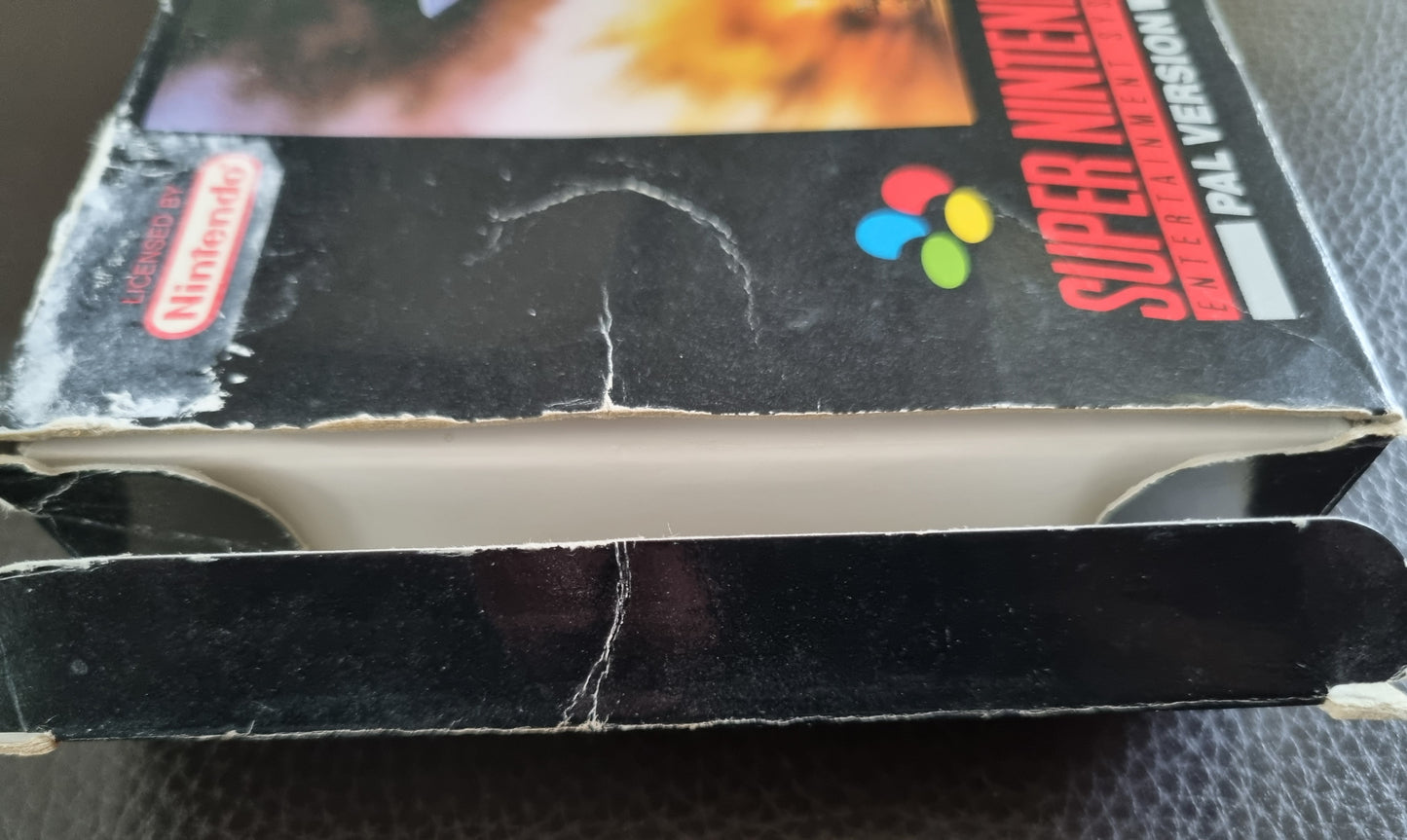 SNES Desert Fighter boxed with manual