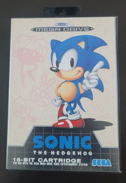 Sega Mega Drive Sonic the Hedgehog boxed with manual