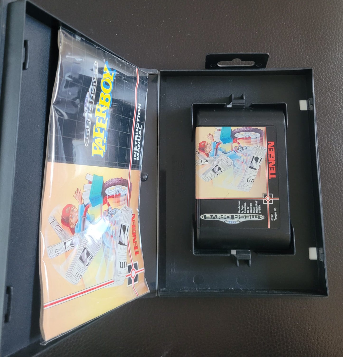 Sega Mega Drive Paperboy boxed with manual