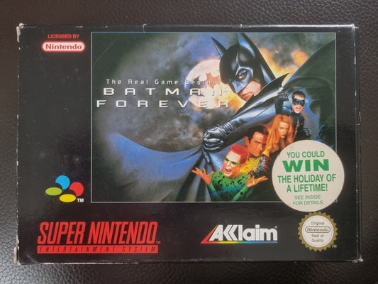SNES Batman Forever boxed no manual