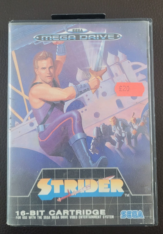 Sega Mega Drive Strider boxed with manual