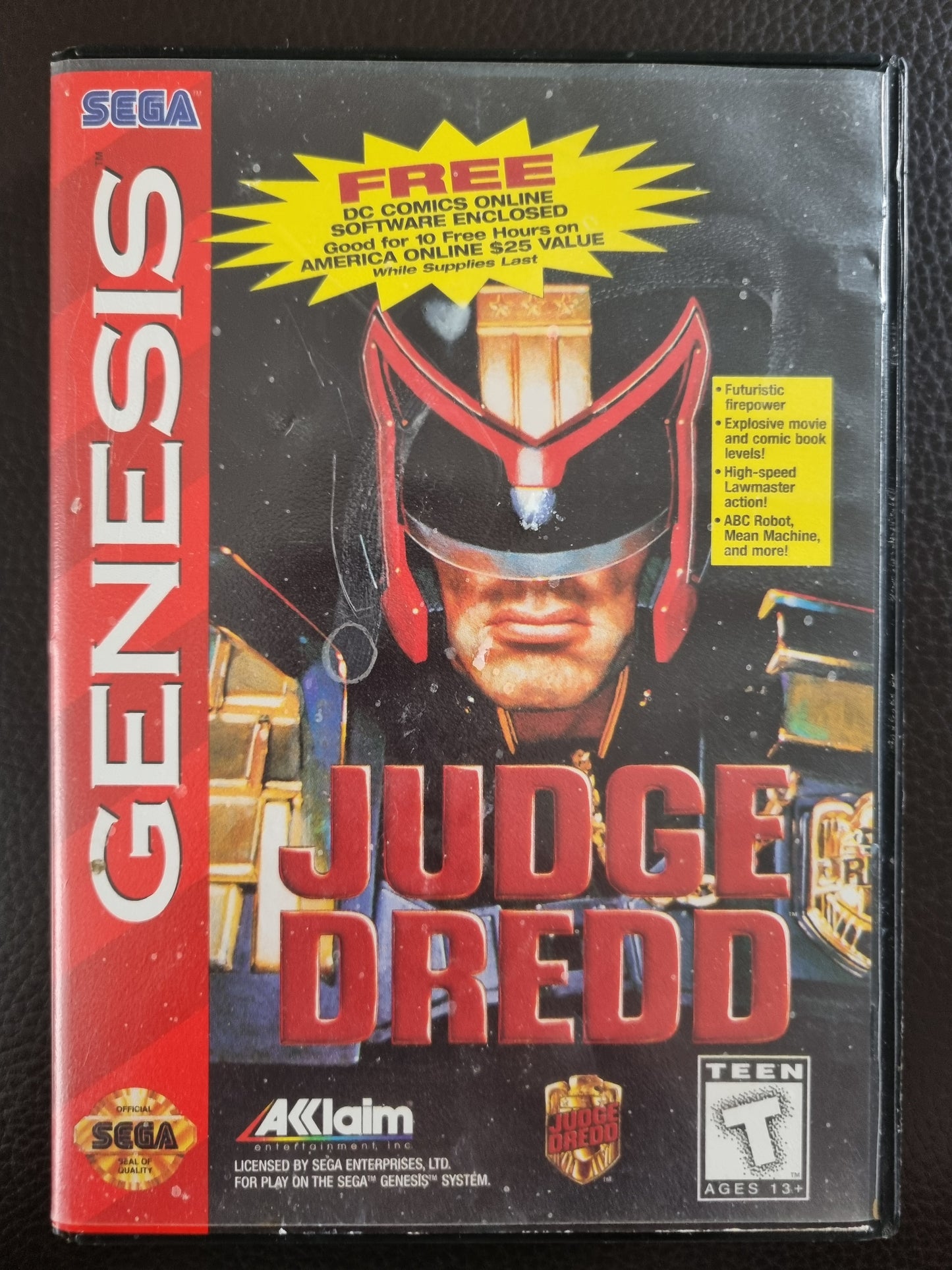 Sega Genesis Judge Dredd boxed with manual
