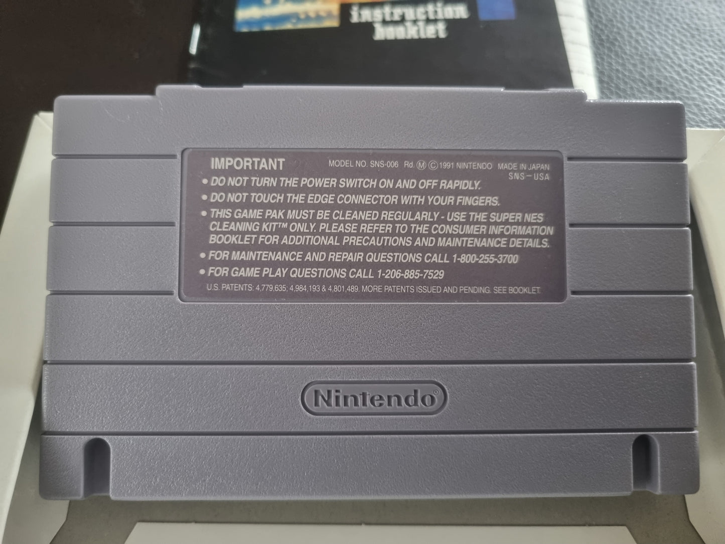 SNES D-Force boxed with manual NTSC