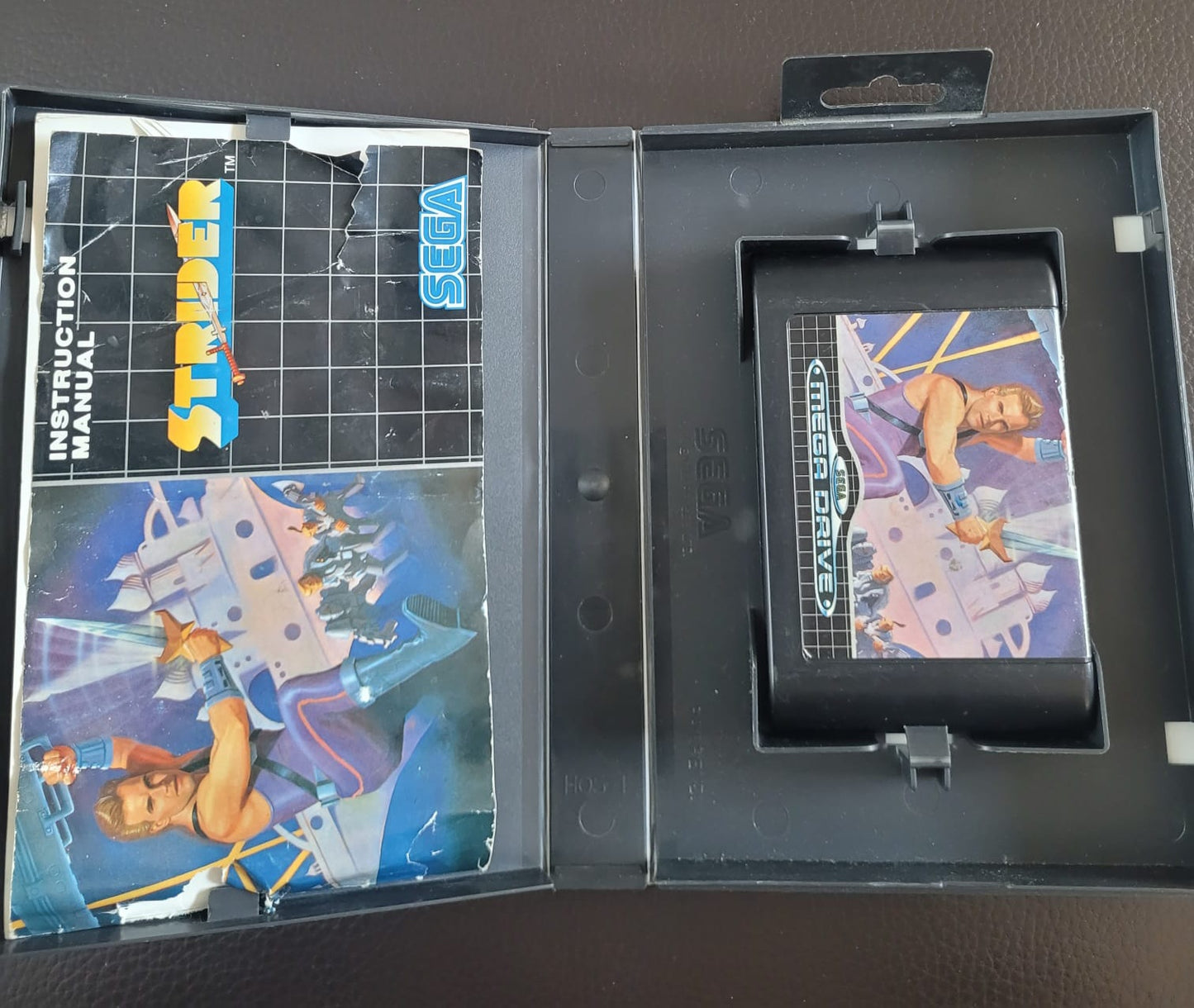 Sega Mega Drive Strider boxed with manual