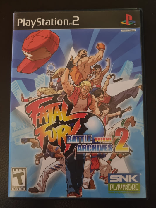 PS2 Fatal Fury Battle Archives Vol 2 boxed with manual NTSC
