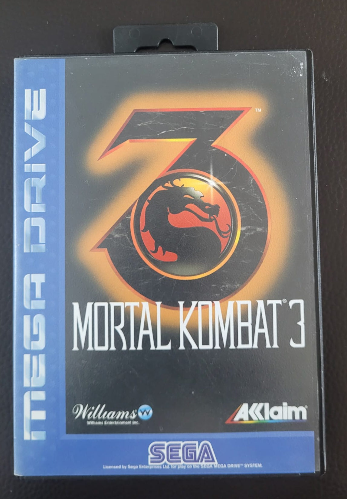 Sega Mega Drive Mortal Kombat 3 boxed with manual