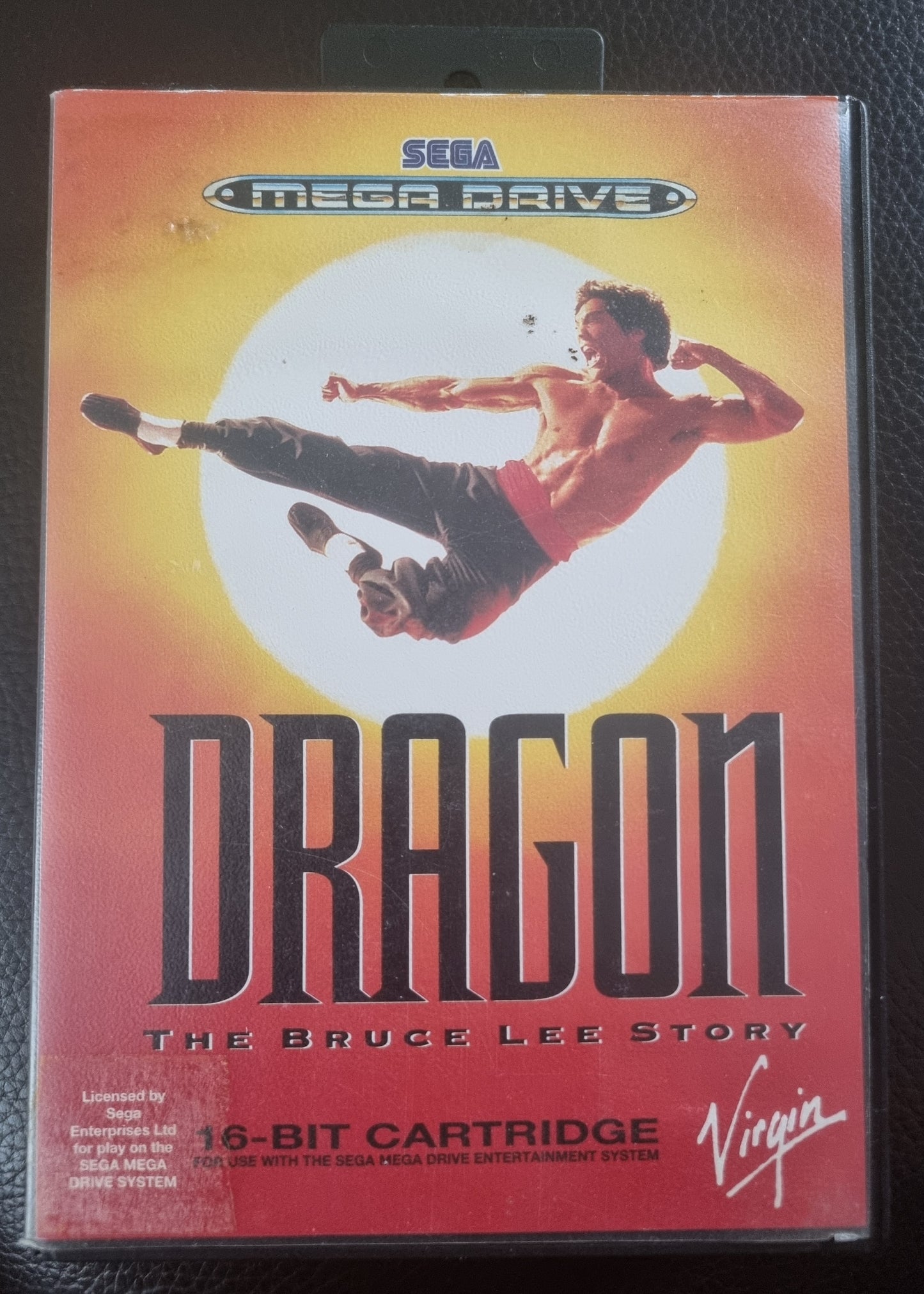 Sega Mega Drive Dragon The Bruce Lee Story boxed with manual