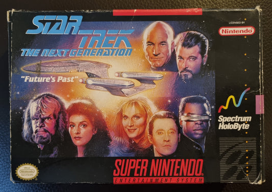 SNES Star Trek The Next Generation boxed with manual NTSC