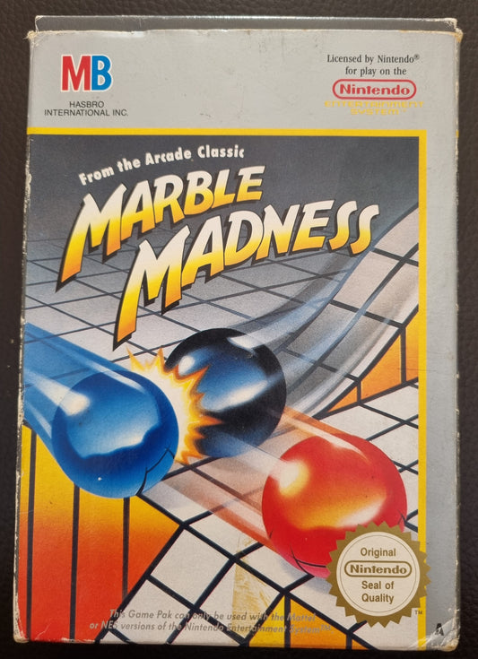NES Marble Madness boxed without manual